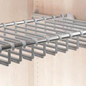 Hosenhalter verstellbar, 12 Kleiderbügel Kunststoff Breite 750 - 1150 mm – Bild 1