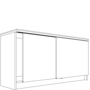 Garnitur Hawa Clipo 16 H MS, für 2 Türen - Hawa Clipo – Bild 1