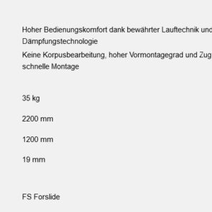 Garnitur Hawa Combino 35 H FS, für 3 Türen - Hawa Combino – Bild 2