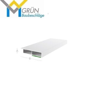 Deckleisten 7 mm weiss