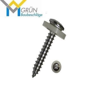 Fensterbankschrauben und Abdeckkappen