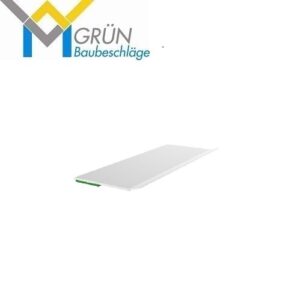 Flachleisten weiss mit Lippe