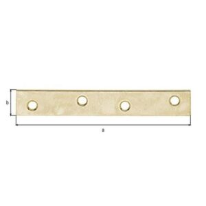 Flachverbinder - Flachverb.L.100mm B.15mm S.1,75mm STA sdmverz.Löcher 4 GAH – Bild 3
