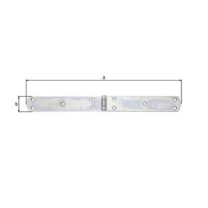 Kistenband - Kistenband H.40mm B.offen400mm S.3mm STA galv.verz.d.pass.GAH – Bild 3