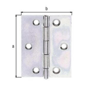 Scharnier - Scharnier H.101mm B.65mm S.1,5mm STA sdmverz.halbbreit GAH – Bild 3
