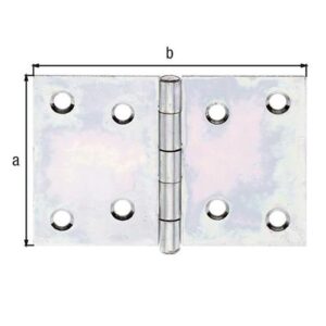 Scharnier - Scharnier H.60mm B.90mm S.1,25mm STA sdmverz.breit GAH – Bild 3