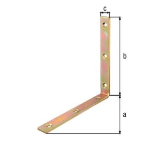 Balkenwinkel - Balkenwinkel L160x160mm B.20mm schmal STA roh galv.verz.d.pass.GAH – Bild 3