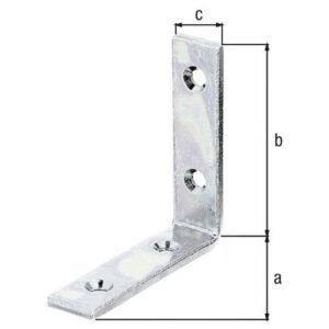 Balkenwinkel - Balkenwinkel L80x80mm B.20mm schmal STA roh galv.verz.d.pass.GAH – Bild 3