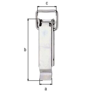Kistenverschluss - Kistenverschluss H.94mm B.24mm STA roh galv.verz.d.pass.GAH – Bild 3