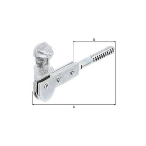 Fensterladenfeststeller - Fensterladenfeststeller L.129mm STA galv.verz.d.pass.o.Anschlag GAH – Bild 3