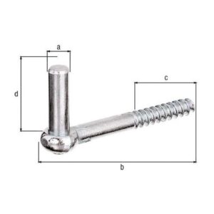 Kloben - Kloben z.Einschr.13x115mm galv.verz.d.pass.GAH – Bild 3
