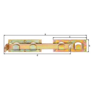 Doppeltorüberwurf - Doppeltorüberwurf L/R verwendbar 423x70x180x333mm dickschichtpassiviert GAH – Bild 3