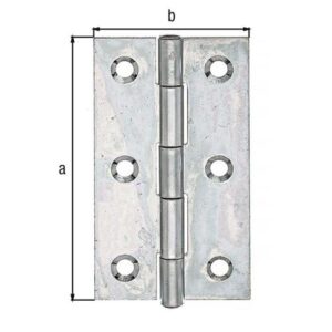 Scharnier - Scharnier H.82mm B.45mm S.1,25mm STA sdmverz.schmal GAH – Bild 3