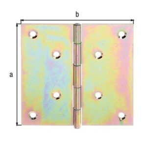 Scharnier - Scharnier H.100mm B.100mm S.1,2mm STA sdmverz.quad.GAH – Bild 3