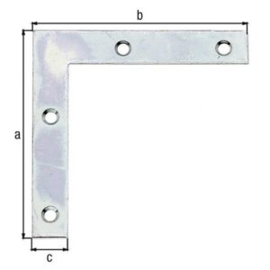 Möbelwinkel - Möbelwinkel L.60x60mm B.10mm S.1,25mm STA sdmverz.GAH – Bild 3