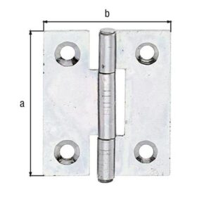 Scharnier - Scharnier H.100mm B.49mm S.1,25mm STA sdmverz.schmal GAH – Bild 3