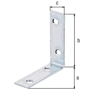 Stuhlwinkel - Stuhlwinkel L.50x50mm B.15mm S.1,75mm STA sdmverz.Loch-D.4,5mm GAH – Bild 3