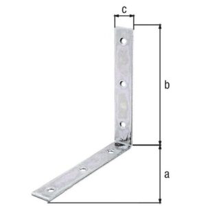 Stuhlwinkel - Stuhlwinkel L.150x150mm B.25mm S.3mm STA sdmverz.Loch-D.6,5mm GAH – Bild 3