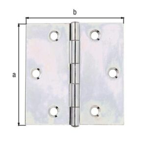 Scharnier - Scharnier H.70mm B.70mm S.1,5mm STA sdmverz.quad.GAH – Bild 3