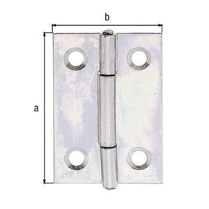 Scharnier - Scharnier H.38mm B.26mm S.0,75mm STA sdmverz.schmal GAH – Bild 3