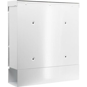Briefkastenset - Briefkastenset NewYork 850 W H.405mm B.364mm T.110mm weiß verzinkter STA – Bild 3