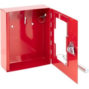 Notschlüsselbox - Notschlüsselbox EMG 6165 H150xB120,00xT48mm rot Stal Anz.Hak.1 BURG-WÄCHTER – Bild 3