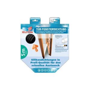 Türanschlagdichtung - Türanschlagdg.137 L.6m B.8mm selbstkl.blk weiß ELLEN – Bild 3
