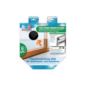 Flügelfalzdichtung - Flügelfalzdichtung 4050 L.5m z.Einfräsen PVC blk weiß ELLEN – Bild 3