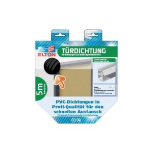 Türanschlagdichtung - Türanschlagdg.K2154 L.5m z.Einstecken W-PVC blk grau ELLEN – Bild 3