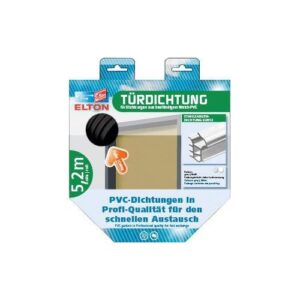Türanschlagdichtung - Türanschlagdg.K2154 L.5,2m z.Einstecken W-PVC blk grau ELLEN – Bild 3