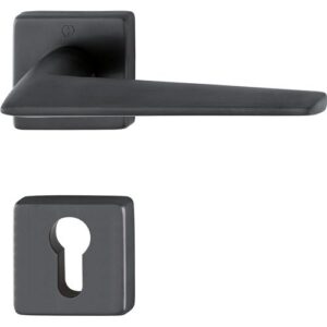 Rosettengarnitur - Rosettengrt.Macau M1646/843KV/843KVS MS F96-1-R PZ DIN L/R D/D HOPPE – Bild 1