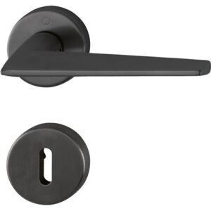 Rosettengarnitur - Rosettengrt.Macau M1646/42KV/42KVS MS F96-1-R OB DIN L/R D/D HOPPE – Bild 1