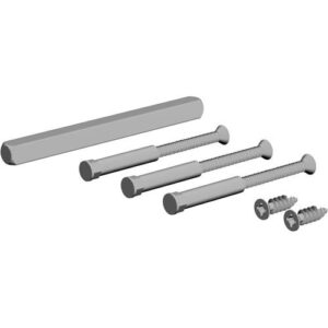 Befestigungsset - Bef-set.NW-400-60 3xM4 inkl.Hülse,2x3,9x22 4-KT.9mm TECWERK – Bild 1