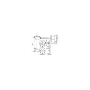 Tecwerk Feuerschutzgarnitur - FS-Garnitur NW-443-2 VA 60 D/K TS 40-58mm PZ rd.DIN L/R TECWERK – Bild 3