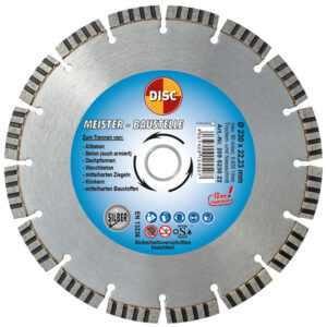 Diamanttrennscheibe Meister Baustelle 230 x 10 x 22 mm – Bild 1