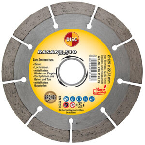 Diamanttrennscheibe Rasant Plus S 10 125 x 10 x 22,2 mm – Bild 1
