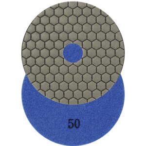 Diamant Flexischleifer Korn 50 Disc 100 x 1,5 mm blau Klett – Bild 1