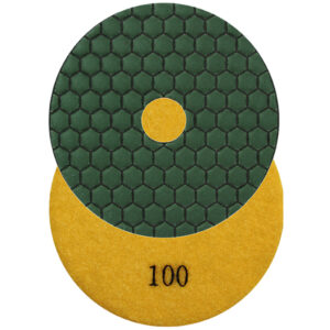 Diamant Flexischleifer Korn 100 Disc 100 x 1,5 mm gelb Klett – Bild 1