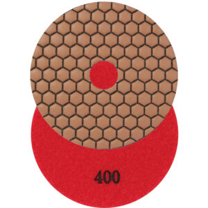 Diamant Flexischleifer Korn 400 Disc 100 x 1,5 mm rot Klett – Bild 1