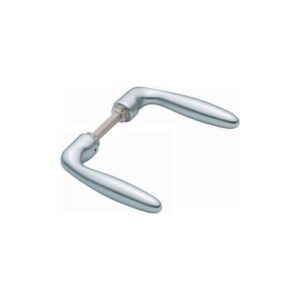 Türdrückerpaar - Türdrückerpaar Verona 1510 Alu.F1 o.Rosetten 4-KT.8mm HOPPE – Bild 1