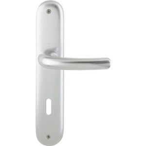 Langschildgarnitur - Langschildgarnitur Tôkyô 1710/273P Alu.F1 OB 72mm DIN L/R HOPPE – Bild 1