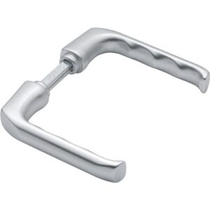 Türdrückerpaar - Türdrückerpaar London 113 Alu.F1 o.Rosetten 4-KT.8mm HOPPE – Bild 1