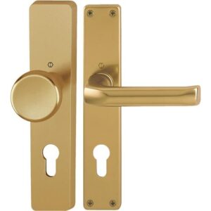 Langschildgarnitur - Langschildgarnitur London 54/227/202SP/113 Alu. F4 PZ 72mm DIN L/R HOPPE – Bild 1