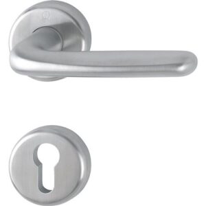 Rosettengarnitur - Rosettengrt.Cardiff E1850Z/17KV/17KVS VA F69 rd.PZ DIN L/R D/D HOPPE – Bild 1