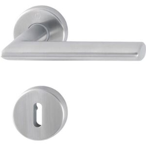 Rosettengarnitur - Rosettengrt.Stock.E1140Z/42KV/42KVS VA F69 rd.OB DIN L/R D/D HOPPE – Bild 1