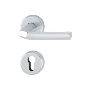 Rosettengarnitur - Rosettengrt.Birm.1117/17KV/17KVS Alu.F1 rd.PZ DIN L/R D/D HOPPE – Bild 1