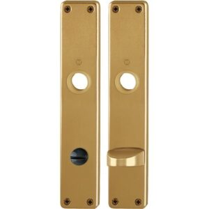 Langschildpaar - Langschildpaar 202SP F4/bronzef.F4 SK/OL 78mm HOPPE – Bild 1