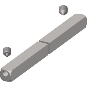 Panikstift - Panikstift NW-400-91 4-KT.9mm geteilter Vollstift TECWERK – Bild 1