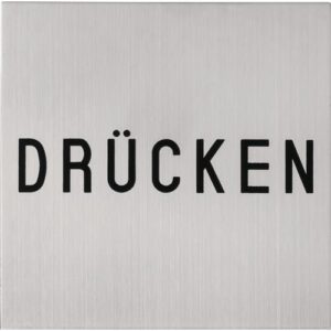 Hinweiszeichen - Hinweiszeichen NW-4600-8 VA Farb-Nr.60 B.126mm H.126mm TECWERK – Bild 1