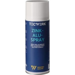 Zinkaluspray - Zinkaluspray alufarben 400ml Spraydose TECWERK – Bild 1